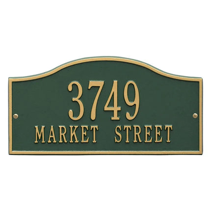 Personalized Hills Address Plaque - 2 Line