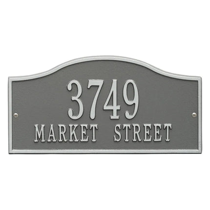 Personalized Hills Address Plaque - 2 Line