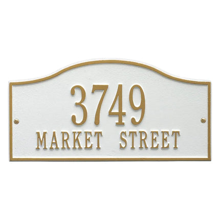 Personalized Hills Address Plaque - 2 Line