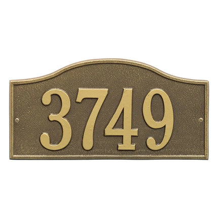 Personalized Hills Address Plaque - 1 Line