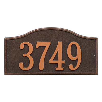 Personalized Hills Address Plaque - 1 Line