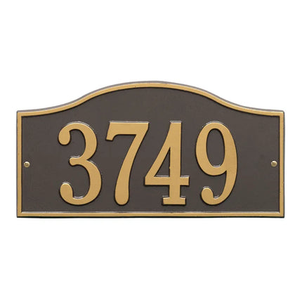 Personalized Hills Address Plaque - 1 Line