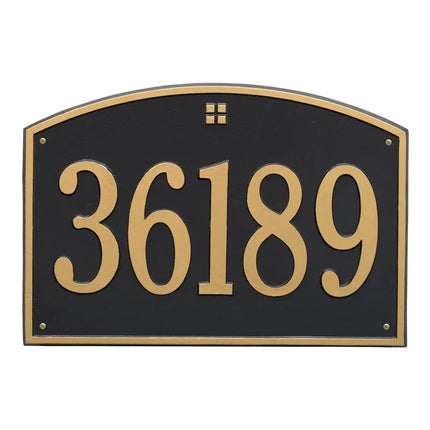 Personalized Cape Charles Large Address Plaque - 1 Line