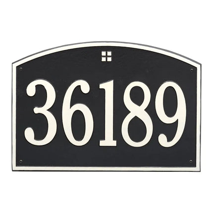 Personalized Cape Charles Large Address Plaque - 1 Line