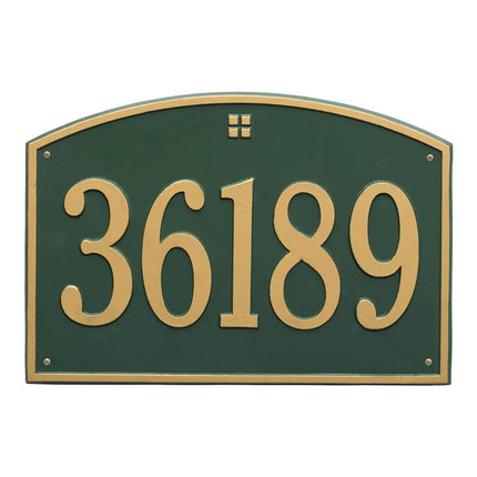 Personalized Cape Charles Large Address Plaque - 1 Line