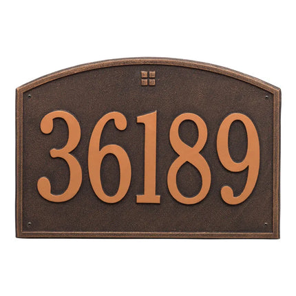 Personalized Cape Charles Large Address Plaque - 1 Line