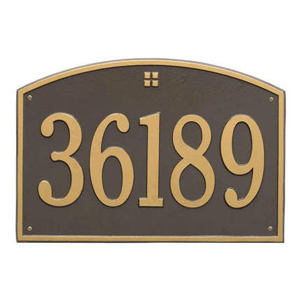 Personalized Cape Charles Large Address Plaque - 1 Line