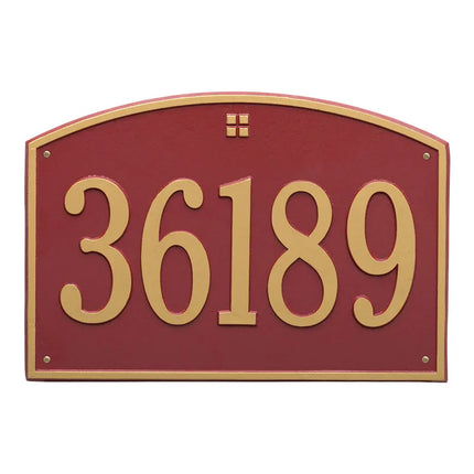 Personalized Cape Charles Large Address Plaque - 1 Line