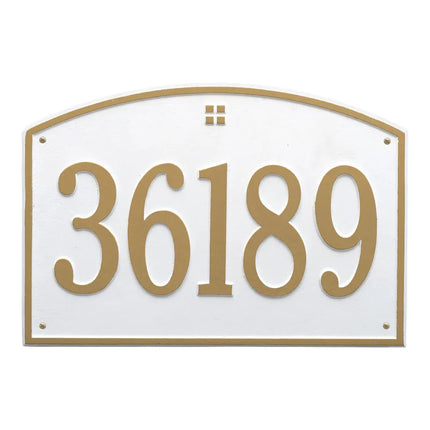 Personalized Cape Charles Large Address Plaque - 1 Line