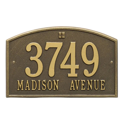 Personalized Cape Charles Address Plaque - 2 Line