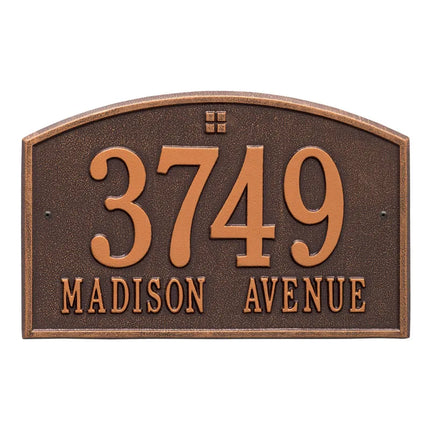 Personalized Cape Charles Address Plaque - 2 Line