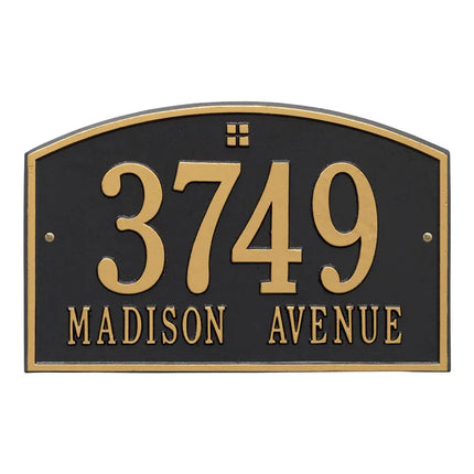 Personalized Cape Charles Address Plaque - 2 Line