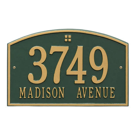 Personalized Cape Charles Address Plaque - 2 Line