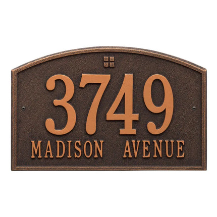 Personalized Cape Charles Address Plaque - 2 Line