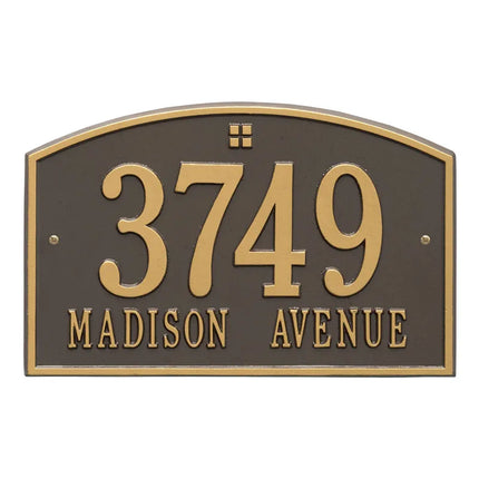 Personalized Cape Charles Address Plaque - 2 Line