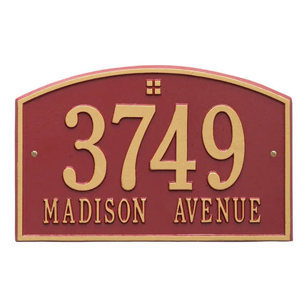 Personalized Cape Charles Address Plaque - 2 Line