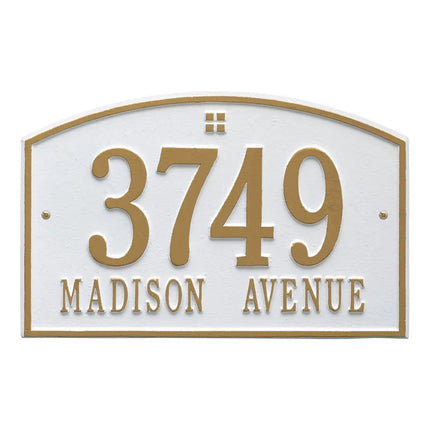 Personalized Cape Charles Address Plaque - 2 Line