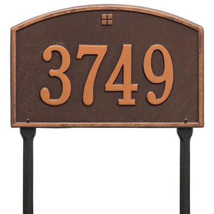 Personalized Cape Charles Lawn Address Plaque - 1 Line