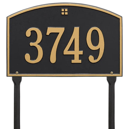 Personalized Cape Charles Lawn Address Plaque - 1 Line
