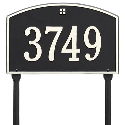 Personalized Cape Charles Lawn Address Plaque - 1 Line