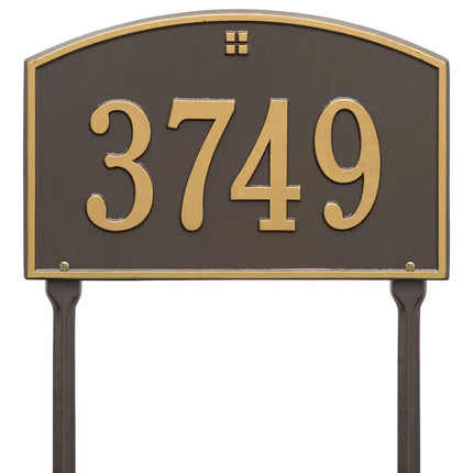 Personalized Cape Charles Lawn Address Plaque - 1 Line