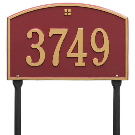 Personalized Cape Charles Lawn Address Plaque - 1 Line