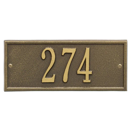 Personalized Hartford Mini Address Plaque -1 Line
