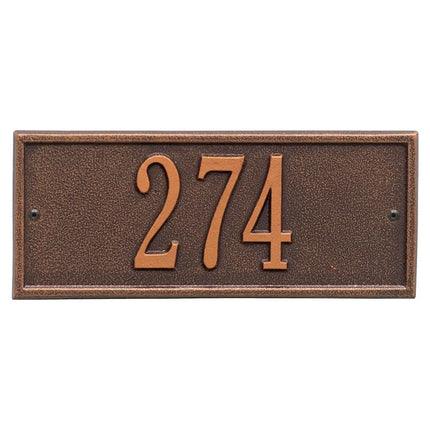 Personalized Hartford Mini Address Plaque -1 Line