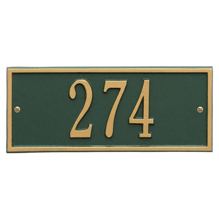Personalized Hartford Mini Address Plaque -1 Line