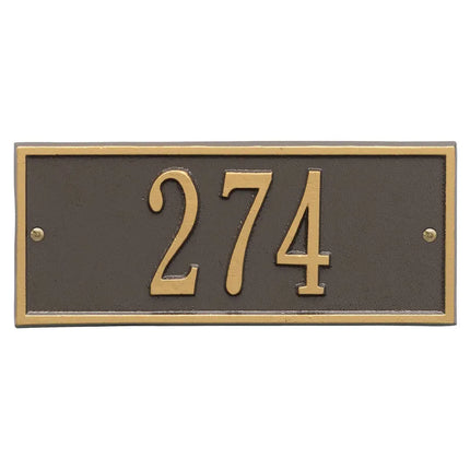 Personalized Hartford Mini Address Plaque -1 Line