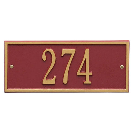 Personalized Hartford Mini Address Plaque -1 Line