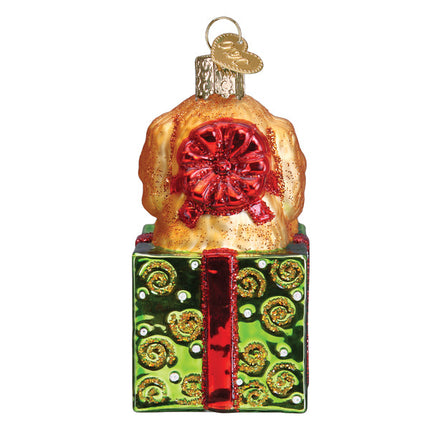 Doodle Puppy Surprise Ornament