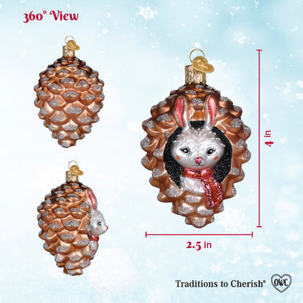 Piney Rabbit Ornament