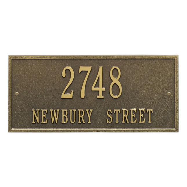 Personalized Hartford Address Plaque - 2 Line