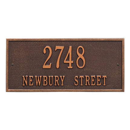 Personalized Hartford Address Plaque - 2 Line