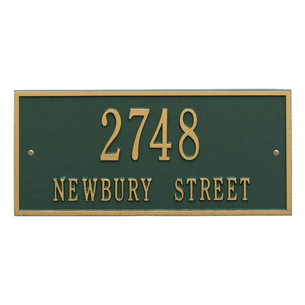 Personalized Hartford Address Plaque - 2 Line