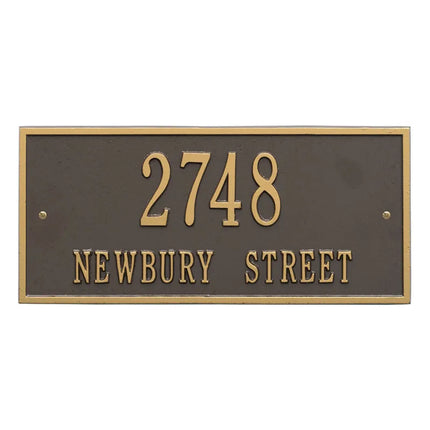Personalized Hartford Address Plaque - 2 Line