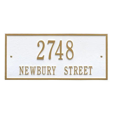Personalized Hartford Address Plaque - 2 Line