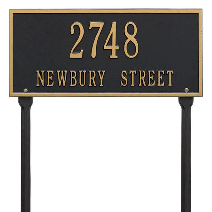 Personalized Hartford Lawn Address Plaque - 2 Line