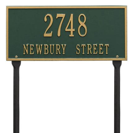 Personalized Hartford Lawn Address Plaque - 2 Line