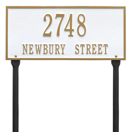 Personalized Hartford Lawn Address Plaque - 2 Line