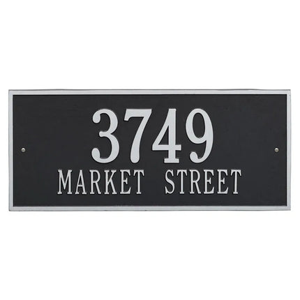 Personalized Hartford Large Address Plaque - 2 Line