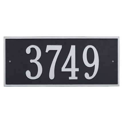 Personalized Hartford Large Address Plaque - 1 Line