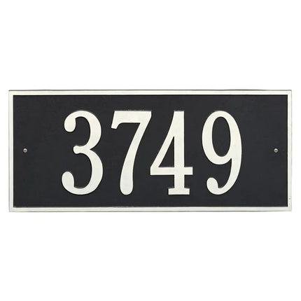 Personalized Hartford Large Address Plaque - 1 Line