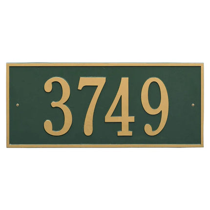 Personalized Hartford Large Address Plaque - 1 Line