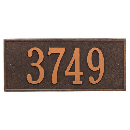 Personalized Hartford Large Address Plaque - 1 Line