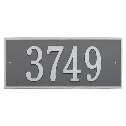 Personalized Hartford Large Address Plaque - 1 Line