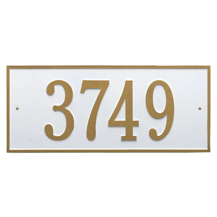 Personalized Hartford Large Address Plaque - 1 Line