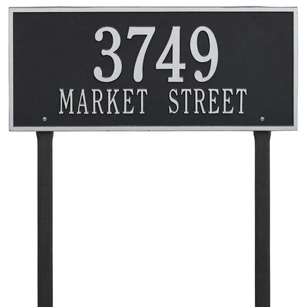 Personalized Hartford Lawn Address Plaque - 1 Line