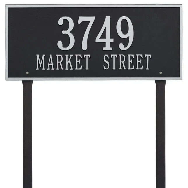 Personalized Hartford Lawn Address Plaque - 1 Line